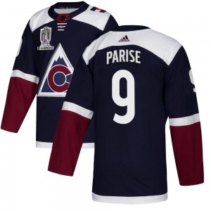 Adidas Zach Parise Colorado Avalanche Youth Authentic Alternate 2022 Stanley Cup Champions Jersey - Navy