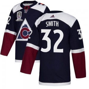 Adidas Dustin Smith Colorado Avalanche Youth Authentic Alternate 2022 Stanley Cup Champions Jersey - Navy