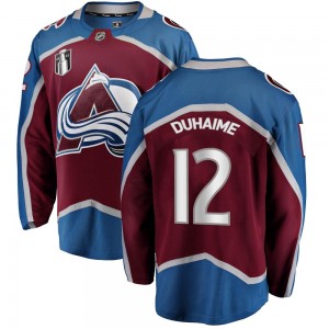 Fanatics Branded Youth Brandon Duhaime Colorado Avalanche Youth Breakaway Maroon Home 2022 Stanley Cup Final Patch Jersey