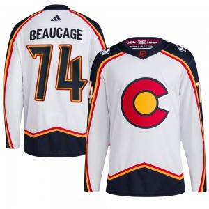 Adidas Alex Beaucage Colorado Avalanche Youth Authentic Reverse Retro 2.0 Jersey - White
