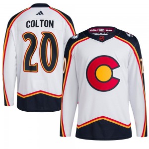 Adidas Ross Colton Colorado Avalanche Youth Authentic Reverse Retro 2.0 Jersey - White