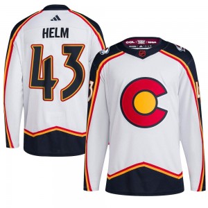 Adidas Darren Helm Colorado Avalanche Youth Authentic Reverse Retro 2.0 Jersey - White