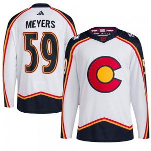 Adidas Ben Meyers Colorado Avalanche Youth Authentic Reverse Retro 2.0 Jersey - White