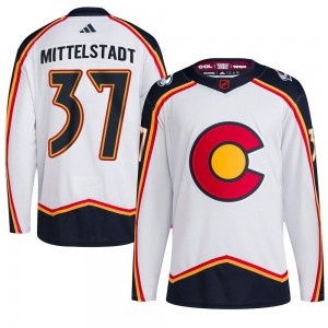 Adidas Casey Mittelstadt Colorado Avalanche Youth Authentic Reverse Retro 2.0 Jersey - White