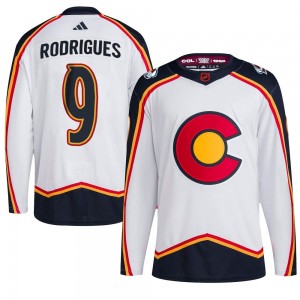 Adidas Evan Rodrigues Colorado Avalanche Youth Authentic Reverse Retro 2.0 Jersey - White