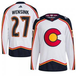 Adidas John Wensink Colorado Avalanche Youth Authentic Reverse Retro 2.0 Jersey - White