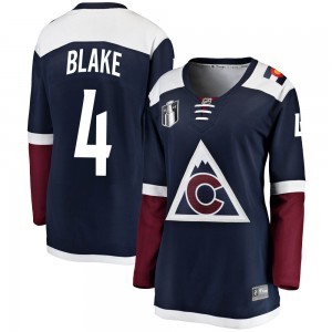 Fanatics Branded Rob Blake Colorado Avalanche Women's Breakaway Alternate 2022 Stanley Cup Final Patch Jersey - Navy