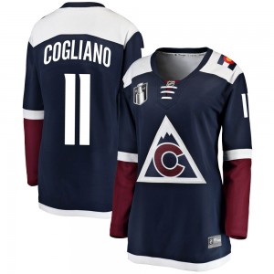 Fanatics Branded Andrew Cogliano Colorado Avalanche Women's Breakaway Alternate 2022 Stanley Cup Final Patch Jersey - Navy