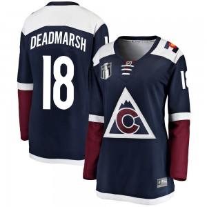Fanatics Branded Adam Deadmarsh Colorado Avalanche Women's Breakaway Alternate 2022 Stanley Cup Final Patch Jersey - Navy
