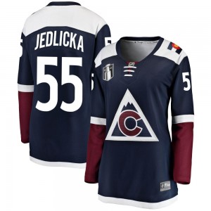 Fanatics Branded Maros Jedlicka Colorado Avalanche Women's Breakaway Alternate 2022 Stanley Cup Final Patch Jersey - Navy