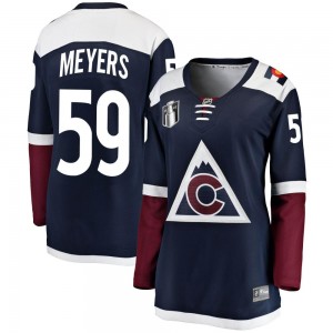 Fanatics Branded Ben Meyers Colorado Avalanche Women's Breakaway Alternate 2022 Stanley Cup Final Patch Jersey - Navy