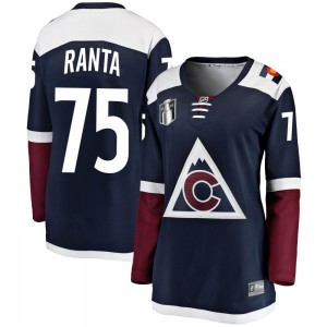 Fanatics Branded Sampo Ranta Colorado Avalanche Women's Breakaway Alternate 2022 Stanley Cup Final Patch Jersey - Navy