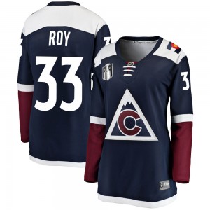 Fanatics Branded Patrick Roy Colorado Avalanche Women's Breakaway Alternate 2022 Stanley Cup Final Patch Jersey - Navy