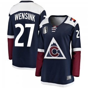 Fanatics Branded John Wensink Colorado Avalanche Women's Breakaway Alternate 2022 Stanley Cup Final Patch Jersey - Navy