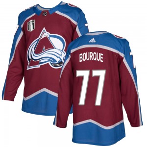 Adidas Men's Raymond Bourque Colorado Avalanche Men's Authentic Burgundy Home 2022 Stanley Cup Final Patch Jersey