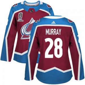 Adidas Women's Ryan Murray Colorado Avalanche Women's Authentic Burgundy Home 2022 Stanley Cup Champions Jersey