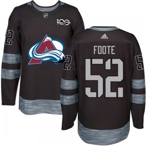 Adam Foote Colorado Avalanche Youth Authentic 1917- 100th Anniversary Jersey - Black