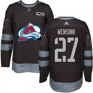 John Wensink Colorado Avalanche Youth Authentic 1917- 100th Anniversary Jersey - Black