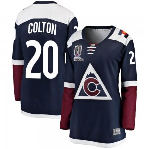 Fanatics Branded Ross Colton Colorado Avalanche Women's Breakaway Alternate 2022 Stanley Cup Champions Jersey - Navy