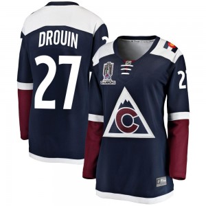 Fanatics Branded Jonathan Drouin Colorado Avalanche Women's Breakaway Alternate 2022 Stanley Cup Champions Jersey - Navy
