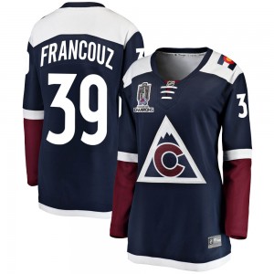 Fanatics Branded Pavel Francouz Colorado Avalanche Women's Breakaway Alternate 2022 Stanley Cup Champions Jersey - Navy