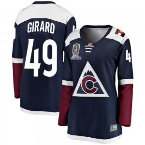 Fanatics Branded Samuel Girard Colorado Avalanche Women's Breakaway Alternate 2022 Stanley Cup Champions Jersey - Navy