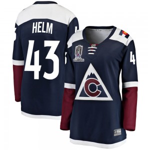 Fanatics Branded Darren Helm Colorado Avalanche Women's Breakaway Alternate 2022 Stanley Cup Champions Jersey - Navy