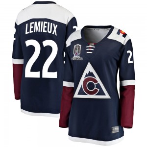 Fanatics Branded Claude Lemieux Colorado Avalanche Women's Breakaway Alternate 2022 Stanley Cup Champions Jersey - Navy