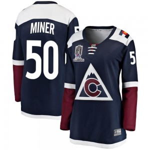 Fanatics Branded Trent Miner Colorado Avalanche Women's Breakaway Alternate 2022 Stanley Cup Champions Jersey - Navy