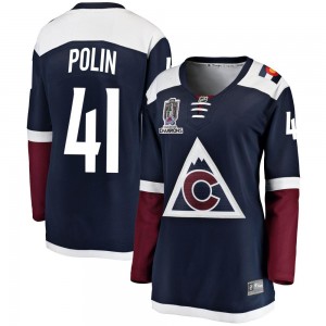 Fanatics Branded Jason Polin Colorado Avalanche Women's Breakaway Alternate 2022 Stanley Cup Champions Jersey - Navy