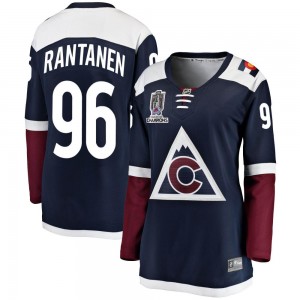 Fanatics Branded Mikko Rantanen Colorado Avalanche Women's Breakaway Alternate 2022 Stanley Cup Champions Jersey - Navy
