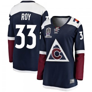 Fanatics Branded Patrick Roy Colorado Avalanche Women's Breakaway Alternate 2022 Stanley Cup Champions Jersey - Navy