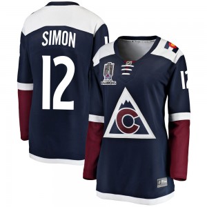 Fanatics Branded Chris Simon Colorado Avalanche Women's Breakaway Alternate 2022 Stanley Cup Champions Jersey - Navy