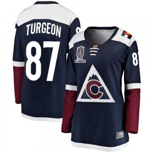 Fanatics Branded Pierre Turgeon Colorado Avalanche Women's Breakaway Alternate 2022 Stanley Cup Champions Jersey - Navy