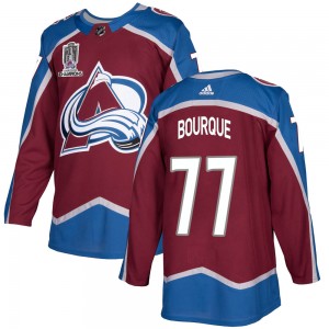 Adidas Men's Raymond Bourque Colorado Avalanche Men's Authentic Burgundy Home 2022 Stanley Cup Champions Jersey