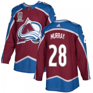 Adidas Men's Ryan Murray Colorado Avalanche Men's Authentic Burgundy Home 2022 Stanley Cup Champions Jersey