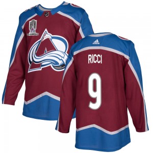 Adidas Men's Mike Ricci Colorado Avalanche Men's Authentic Burgundy Home 2022 Stanley Cup Champions Jersey
