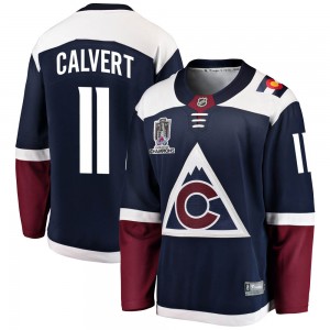 Fanatics Branded Matt Calvert Colorado Avalanche Men's Breakaway Alternate 2022 Stanley Cup Champions Jersey - Navy