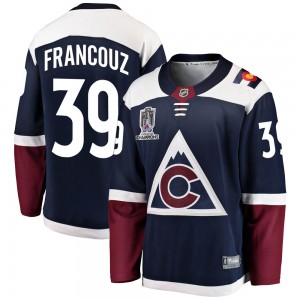 Fanatics Branded Pavel Francouz Colorado Avalanche Men's Breakaway Alternate 2022 Stanley Cup Champions Jersey - Navy