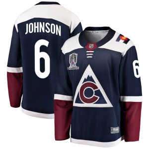 Fanatics Branded Erik Johnson Colorado Avalanche Men's Breakaway Alternate 2022 Stanley Cup Champions Jersey - Navy
