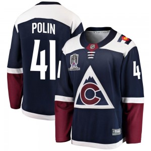 Fanatics Branded Jason Polin Colorado Avalanche Men's Breakaway Alternate 2022 Stanley Cup Champions Jersey - Navy