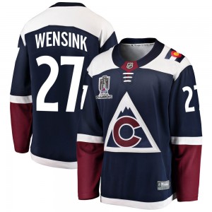 Fanatics Branded John Wensink Colorado Avalanche Men's Breakaway Alternate 2022 Stanley Cup Champions Jersey - Navy