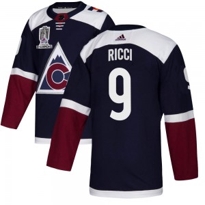 Adidas Mike Ricci Colorado Avalanche Men's Authentic Alternate 2022 Stanley Cup Champions Jersey - Navy