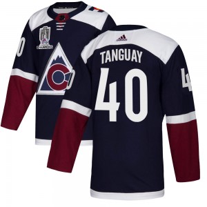 Adidas Alex Tanguay Colorado Avalanche Men's Authentic Alternate 2022 Stanley Cup Champions Jersey - Navy