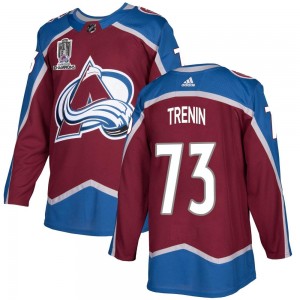 Adidas Youth Yakov Trenin Colorado Avalanche Youth Authentic Burgundy Home 2022 Stanley Cup Champions Jersey