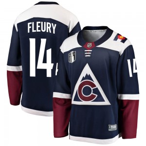 Fanatics Branded Theoren Fleury Colorado Avalanche Men's Breakaway Alternate 2022 Stanley Cup Final Patch Jersey - Navy