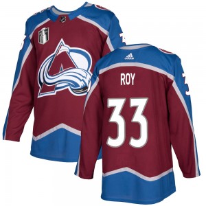 Adidas Youth Patrick Roy Colorado Avalanche Youth Authentic Burgundy Home 2022 Stanley Cup Final Patch Jersey
