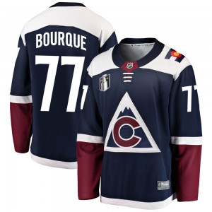 Fanatics Branded Raymond Bourque Colorado Avalanche Youth Breakaway Alternate 2022 Stanley Cup Final Patch Jersey - Navy