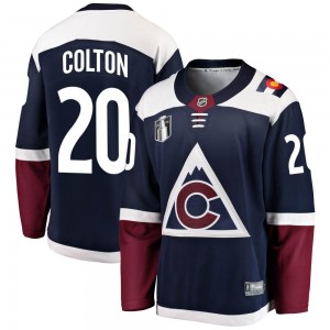 Fanatics Branded Ross Colton Colorado Avalanche Youth Breakaway Alternate 2022 Stanley Cup Final Patch Jersey - Navy