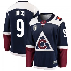 Fanatics Branded Mike Ricci Colorado Avalanche Youth Breakaway Alternate 2022 Stanley Cup Final Patch Jersey - Navy